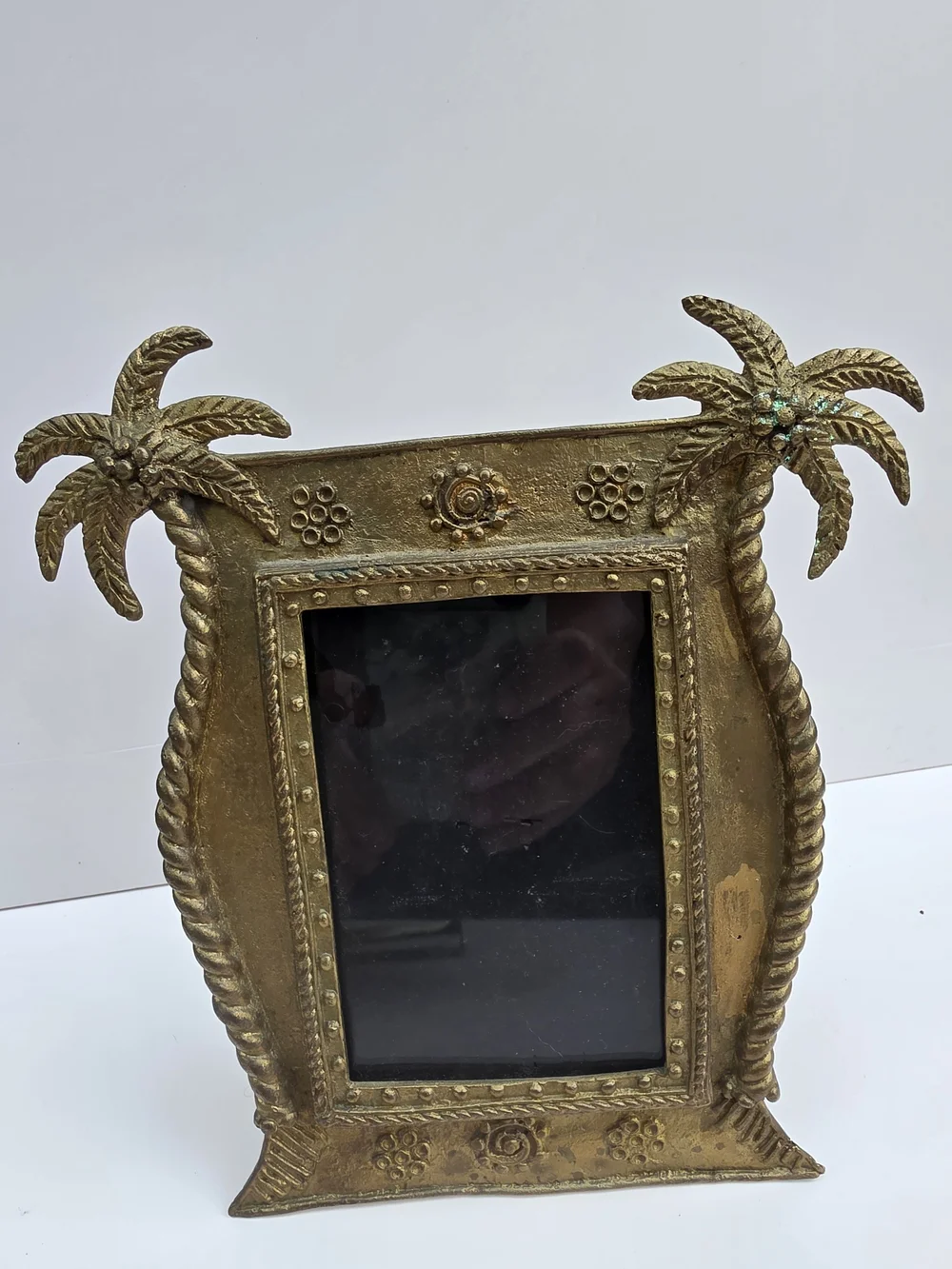 Gold Palm Tree Decorative Photo Frame - Home Accents